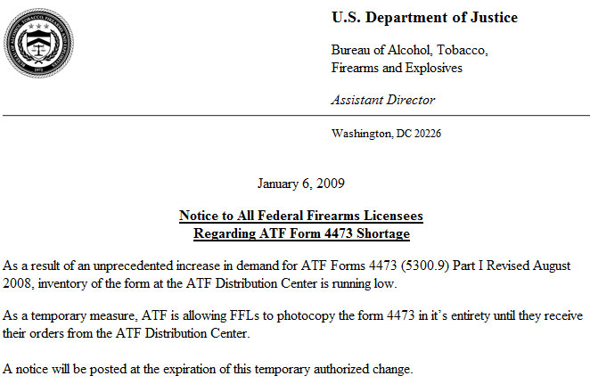 Weve run out of Federal Firearm Licenses 